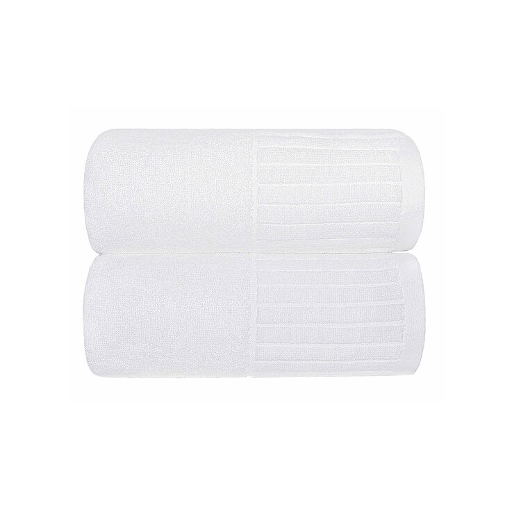 Hotelpro hotelska oprema Hotelski ručnik za tijelo - prugasti uzorak 70 x 140 (2 komada) slika proizvoda