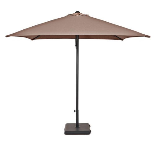 Suncobran 02, 2 x 2 M – Antracit / taupe boje