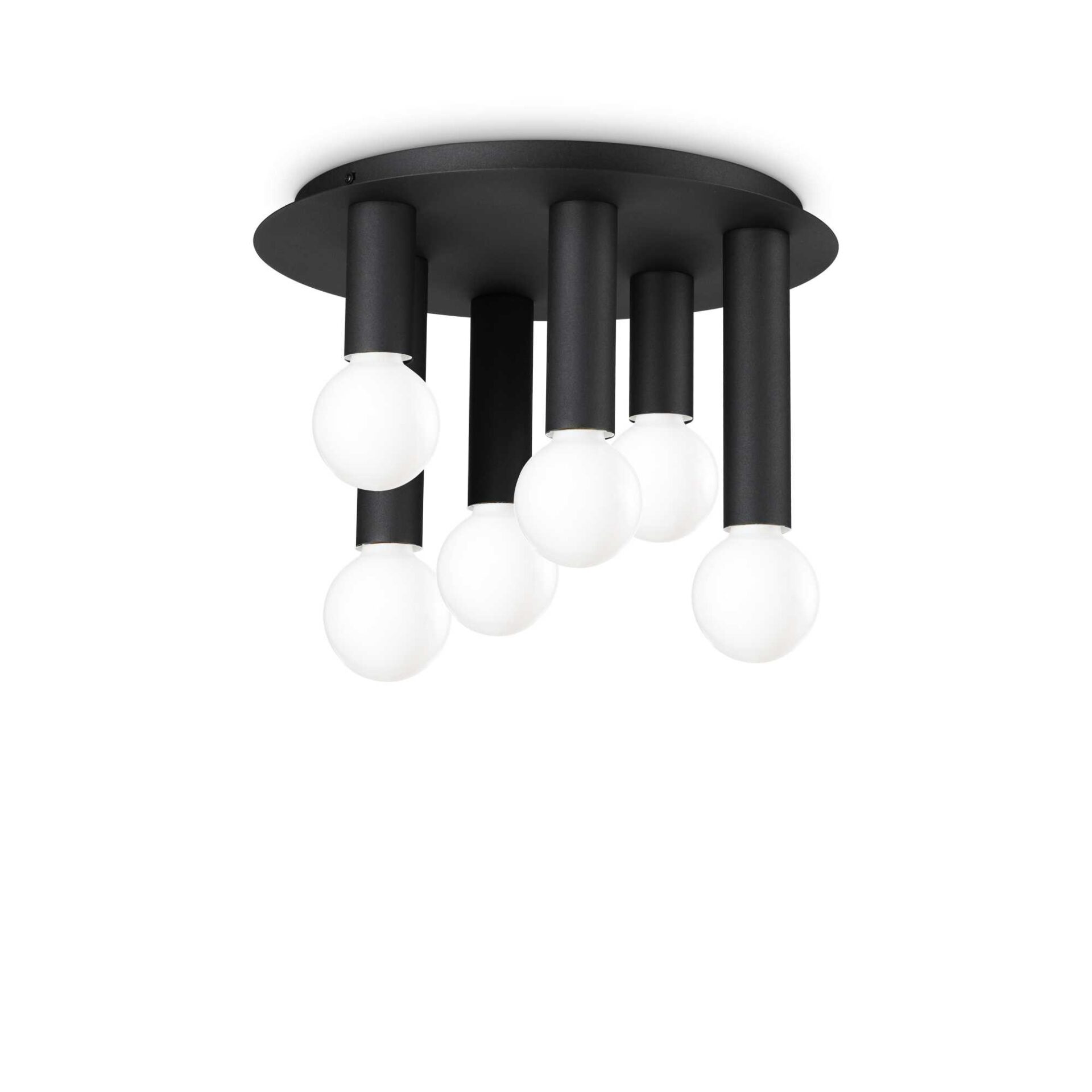 Stropna lampa Petit pl6- Crne boje