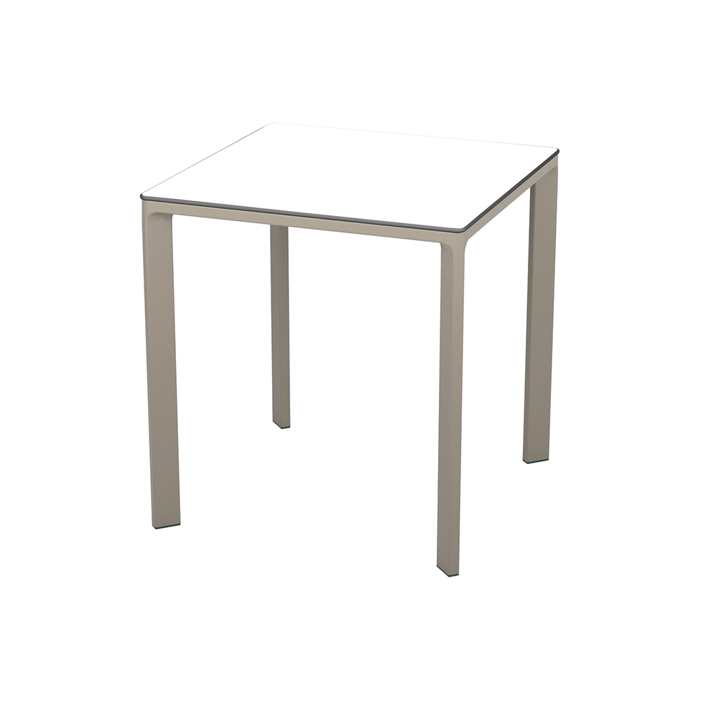 Hotelpro hotelska oprema Stol 01 70 x 70 cm - Taupe / bijele boje slika proizvoda