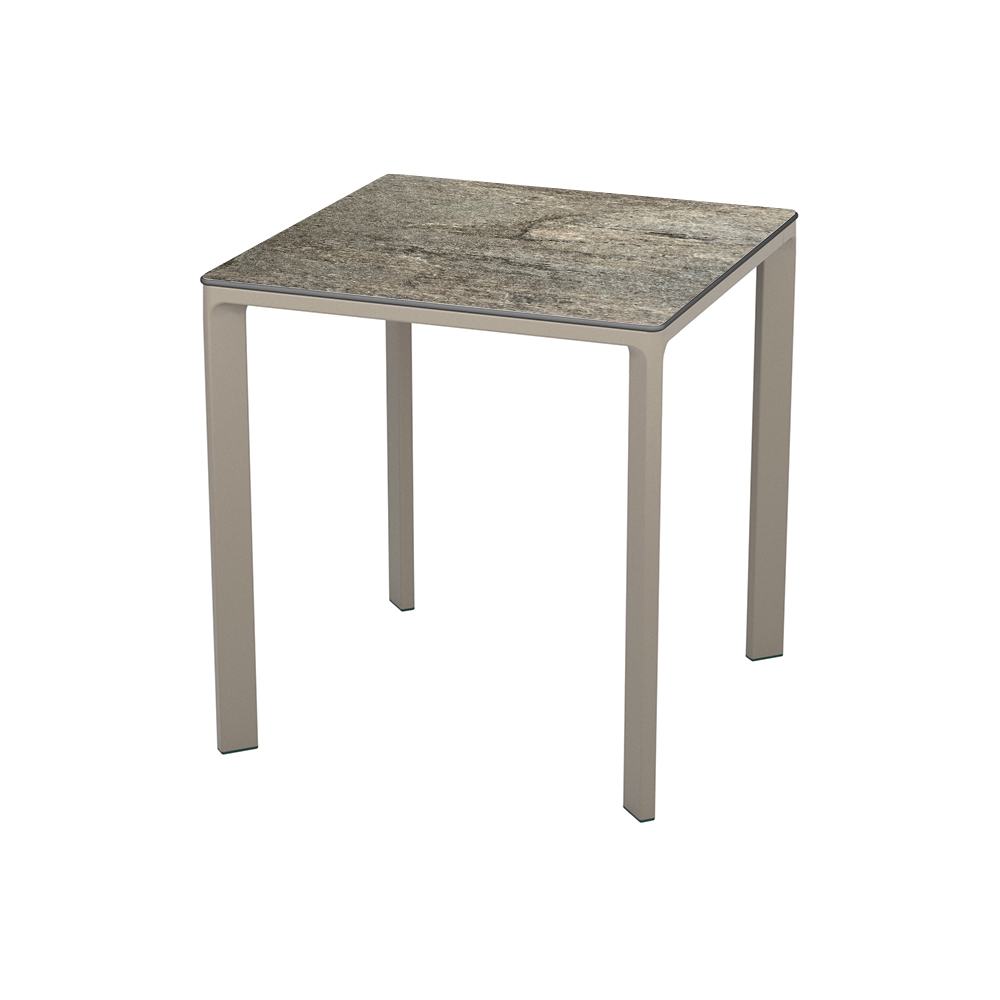 Stol 01 70 x 70 cm – Taupe / boje kamena