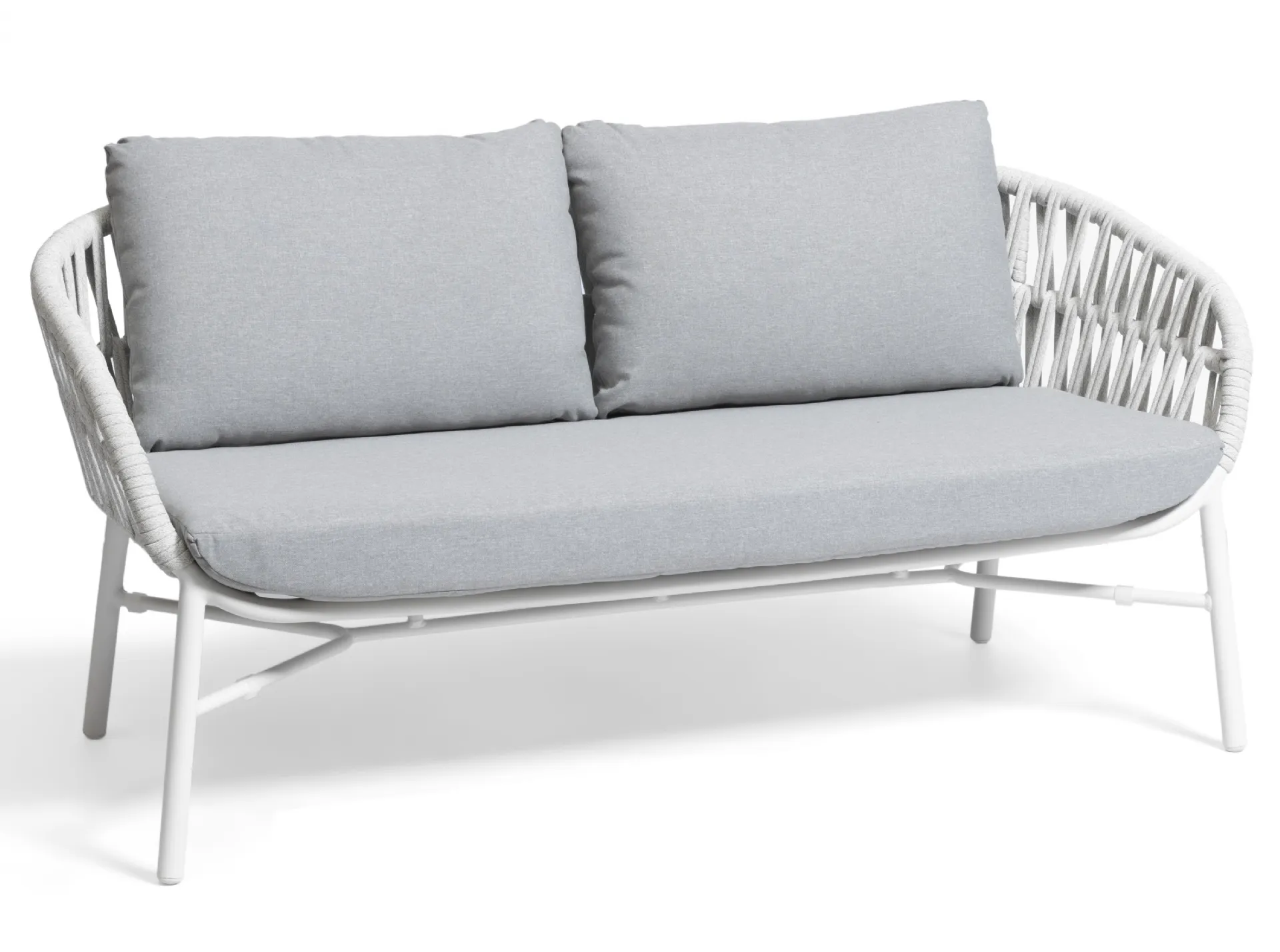 Hotelpro hotelska oprema Dvosjed bijela/srebrna (568/BCO31) slika proizvoda