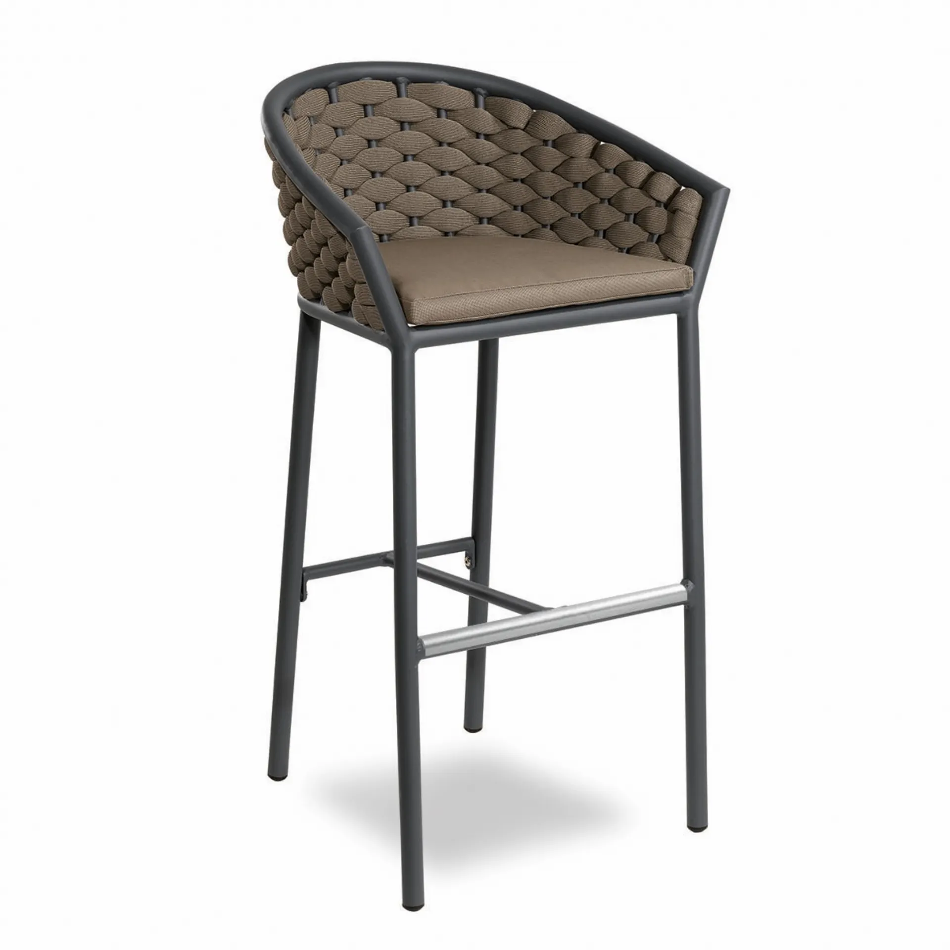 Hotelpro hotelska oprema Barska stolica antracit/taupe  (655/AT04) slika proizvoda