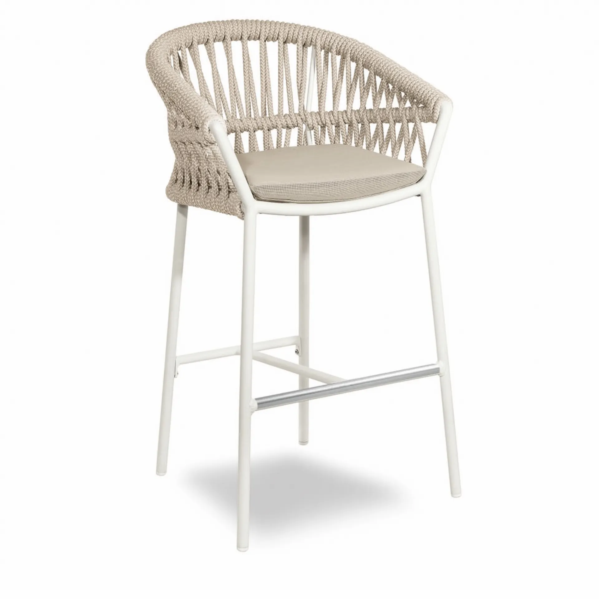 Hotelpro hotelska oprema Barska stolica bijela/bež (660/BCO02) slika proizvoda