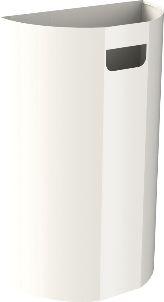 Hotelpro hotelska oprema Zidna kanta za smeće polumjesec bijela 40L slika proizvoda