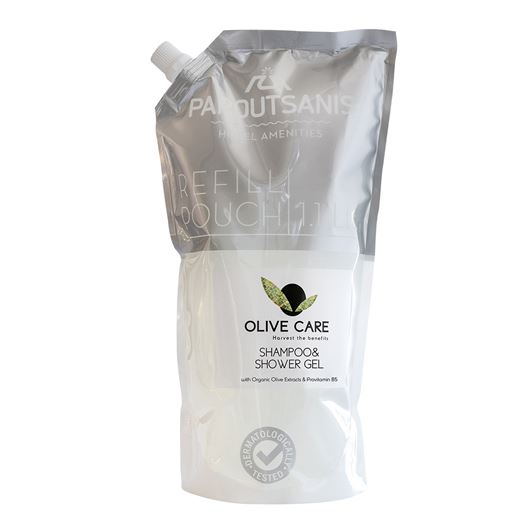 Hotelpro hotelska oprema OLIVE CARE ŠAMPON I GEL ZA TUŠIRANJE 1100 ml slika proizvoda